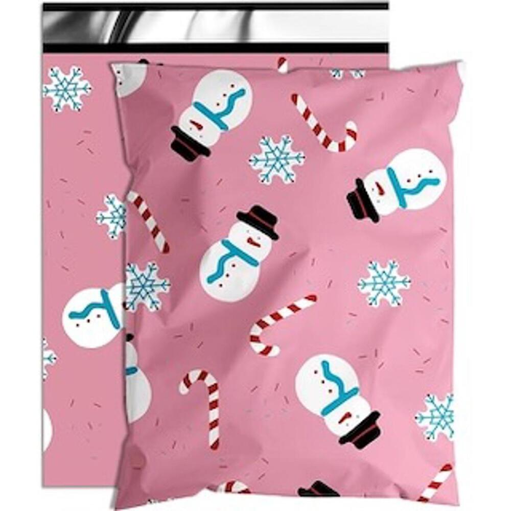 Polymailers 10"x13" (10) - Snowman, Snowflake, Candy Cane